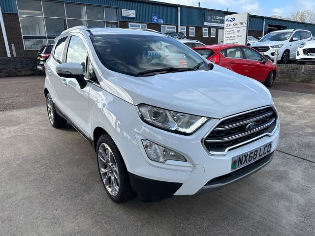 2019 (68) Ford EcoSport 1.0T EcoBoost GPF Titanium SUV 5dr Petrol Manual Euro 6 (s/s) (125 ps)