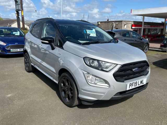 2019 (19) Ford EcoSport 1.0T EcoBoost GPF ST-Line SUV 5dr Petrol Manual Euro 6 (s/s) (140 ps) (M13018)