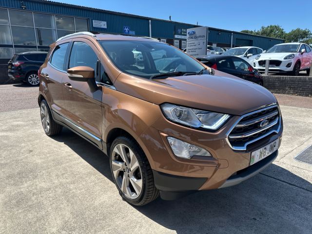 2018 (18) Ford EcoSport 1.0T EcoBoost Titanium SUV 5dr Petrol Manual Euro 6 (s/s) (125 ps)(M13033)